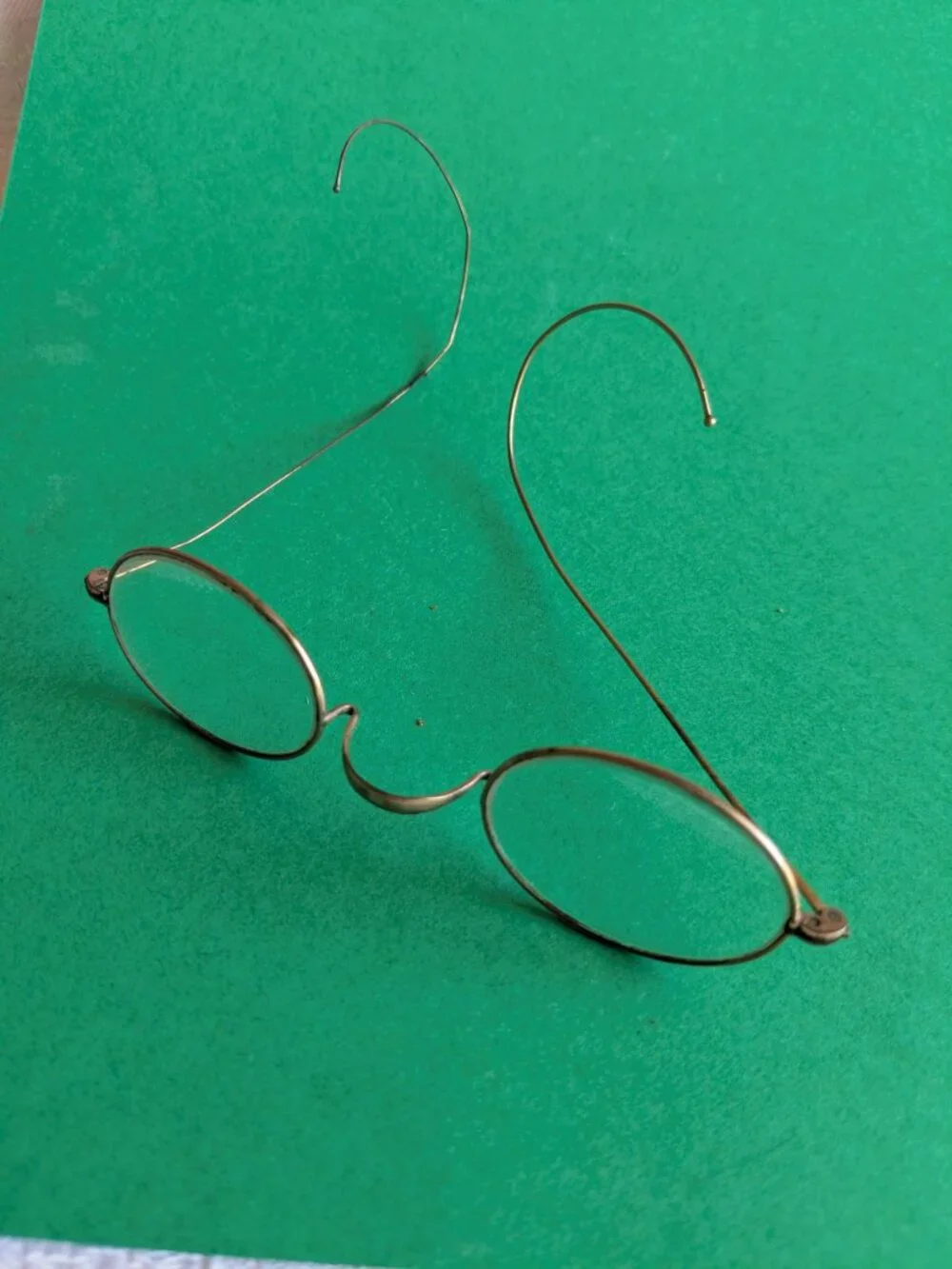 Antique Gold Filled Wire Rim Eye Glasses